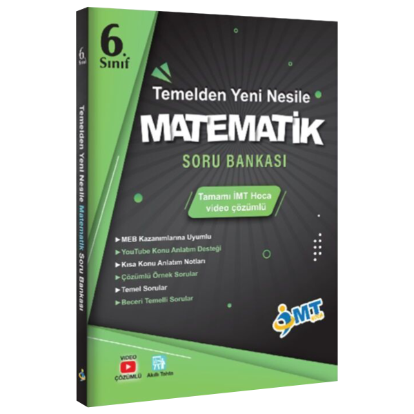 6. Sınıf Temelden Yeni Nesile Matematik Soru Bankası MT Hoca