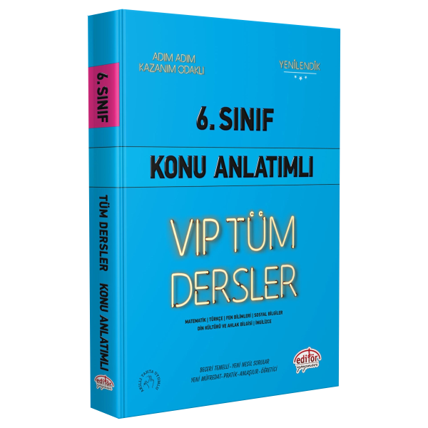 6. Sınıf Konu Anlatımlı VIP Tüm Dersler