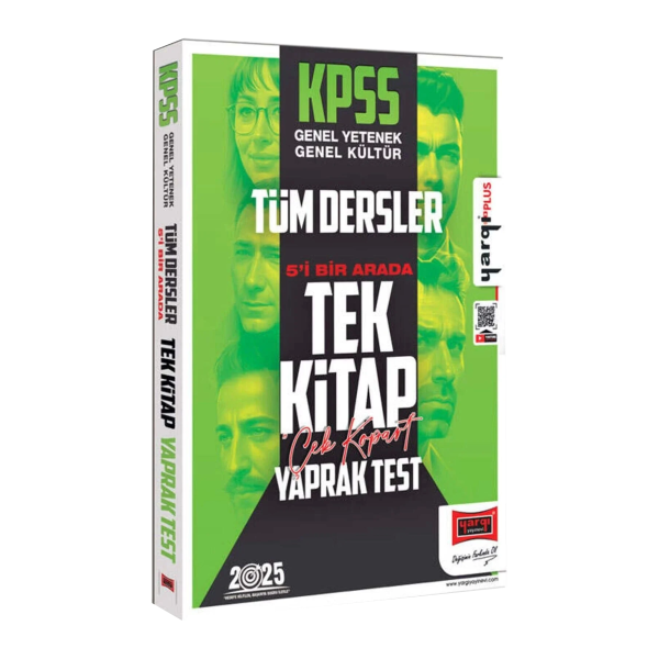 KPSS GK-GY Tüm Dersler 5 Bir Arada Tek Kitap Çek Kopart Yaprak Test