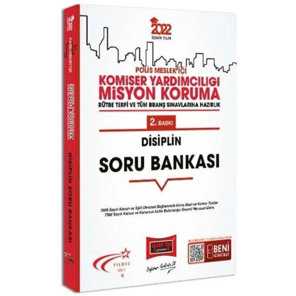Polis Meslek İçi Komiser Yardımcılığı Misyon Koruma Rütbe Terfi ve Tüm Branş Sınavlarına Hazırlık Disiplin Soru Bankası