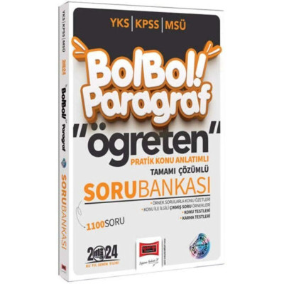 YKS KPSS MSÜ Bol Bol Paragraf Öğreten Pratik Konu Anlatımlı Soru Bankası 1100 Soru