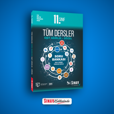 Sınav Yayınları 11. Sınıf Eşit Ağırlık Sözel Tüm Dersler Soru Bankası