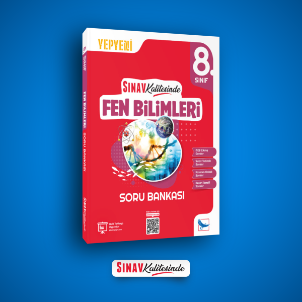 Sınav Kalitesinde 8. Sınıf LGS Fen Bilimleri Soru Bankası