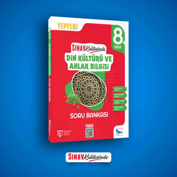 Sınav Kalitesinde 8. Sınıf LGS Din Kültürü ve Ahlak Bilgisi Soru Bankası