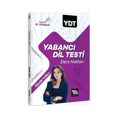 YDT Yabancı Dil Testi Ders Notları