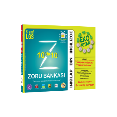 8. Sınıf LGS 10'da 10 İnkılap Din İngilizce Zoru Bankası